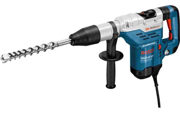 Picture of Bosch GBH 5-40 DCE 110v 1150w 40mm SDS Max Combination Hammer Drill With Vibration Control 170-340rpm 1550-3050bpm 8.8 Joules 6.8kg 