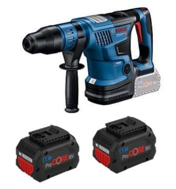 Picture of Bosch GBH18V36CKIT 18v Biturbo Brushless SDS Max Combi Drill 2900bpm 7.0 Joules C/W 2 x 8.0Ah Procore Li-ion Batteries & Charger In Box 0611915072