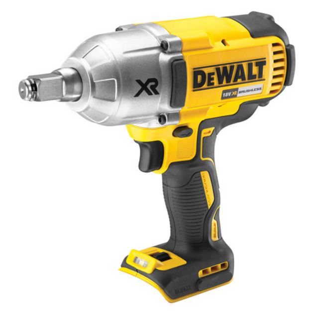 Picture of Dewalt DCF899HN 18V XR 1/2" Brushless 3 Speed High Torque Impact Wrench With Hog Ring 950nm Max Bolt M20 2.6kg Bare Unit