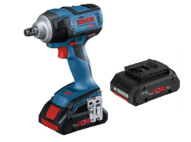 Picture of Bosch GDS18V300M2P 18v Brushless 1/2'' Impact Wrench 300nm C/W 2 x 4.0Ah Procore Li-ion Batteries & Charger in L-boxx 0 601 9D8 270