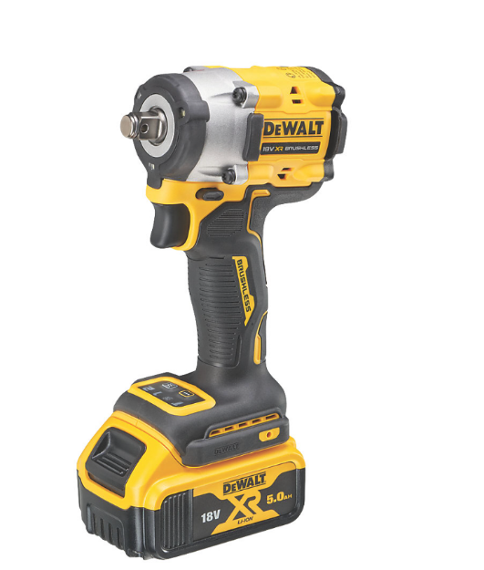 Picture of Dewalt  DCF921P2T-GB 18V 2 X 5.0AH LI-ION XR BRUSHLESS CORDLESS COMPACT IMPACT WRENCH ( 609Nm of breakaway torque and 406Nm of fastening torque)