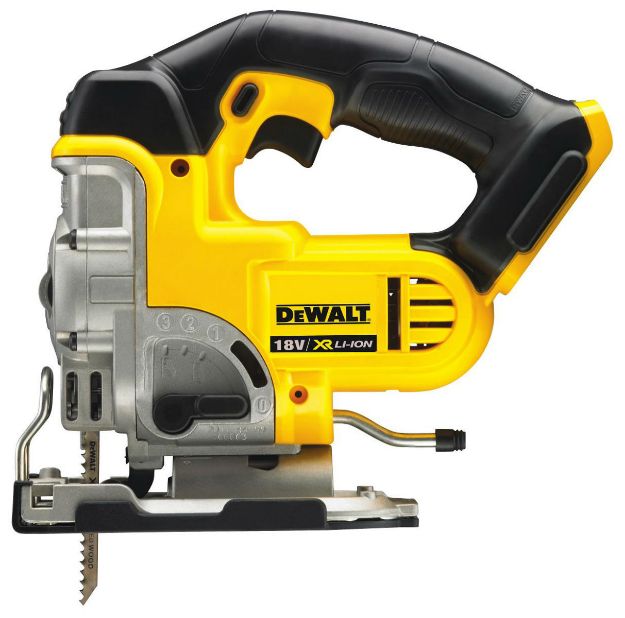 Picture of DEWALT DCS331N  18V XR JIGSAW 0-3000spm, 400W, CUTTING CAPACITY WOOD 135mm, STEEL 10mm, 3.1kg bare unit