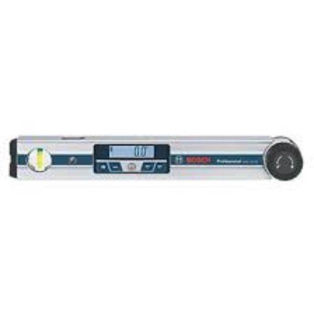 Picture of BOSCH GAM220MF DIGITAL ANGLE MEASURE & MITRE FINDER, 0-220°, +/-0.1°, 40cm ARM, C/W 4x AA