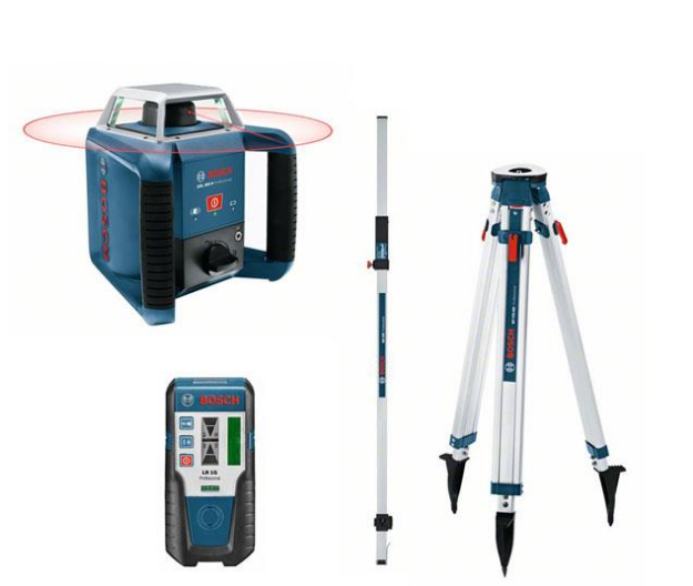 Picture of Bosch GRL400 Self Levelling Rotary Laser Level C/W Receiver & Tripod & Staff