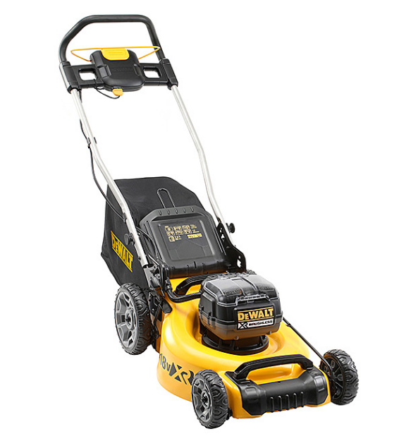 Picture of Dewalt DCMW564P2 18V XR Brushless Lawmnower 48cm C/W DCB115 Charger & 2 x DCB184 5.0Ah Batteries