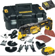 Picture of Dewalt DCS356P1 18V XR Brushless 3 Speed Oscillating Multi Tool C/W 29pc Accessories 1 x 5.0Ah Li-ion Battery & Charger In T-stak Box