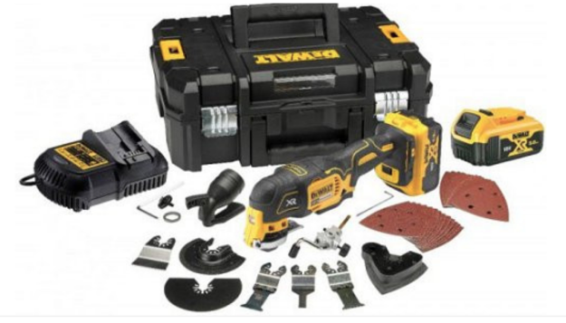 Picture of Dewalt DCS356P2 18V XR Brushless 3 Speed Oscillating Multi Tool C/W 29pc Accessories 2 x 5.0Ah Li-ion Battery & Charger In T-stak Box