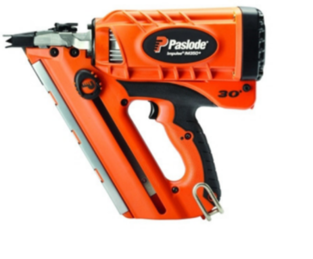 Picture of Paslode IM350+ Cordless Gas Framing Nailer For 34° Paper Strip Nails 50-90mm C/W Charger 1 x Li-ion Battery & Case 