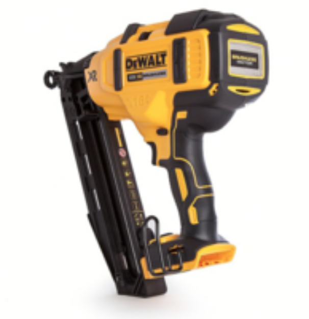 Picture of Dewalt DCN660N 18V XR Brushless 16 Gauge Angled Second Fix Finish Nailer 32-63mm Length 2.4kg Bare Unit