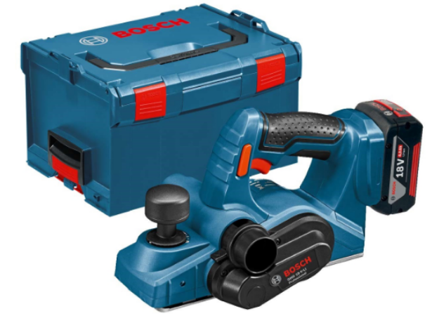 Picture of Bosch GHO18VLI-MP2 18V 82mm Planer 14000rpm Max Depth 1.6mm Rebate Depth 8mm Bare Unit C/W 2 x 4.0Ah Procore Li-ion Batteries & Charger In L-boxx