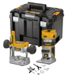 Picture of Dewalt DCW604NT 18V XR Brushless 1/4'' Plunge & Fixed Base Router Bare Unit 