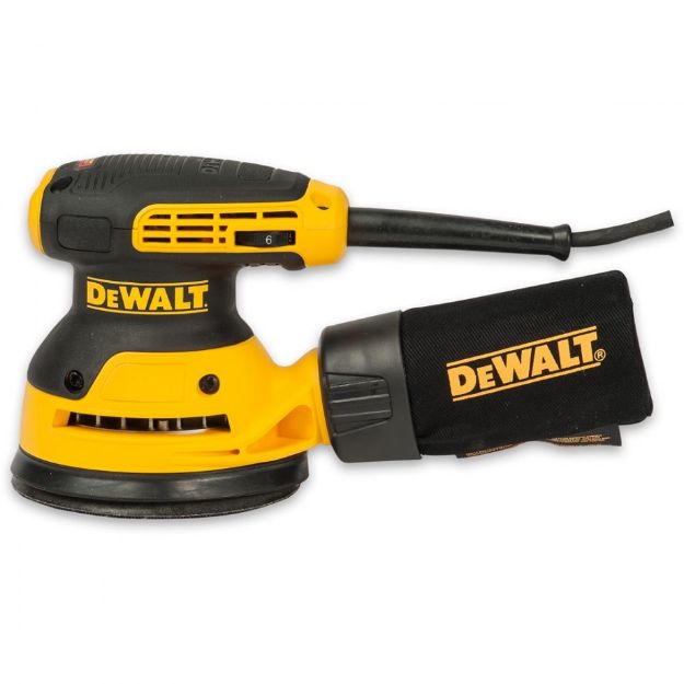 Picture of Dewalt DWE6423 220v 280w 5inch 125mm Random Orbital Sander 8000-12000opm Orbit Size 2.6mm 1.3kg  