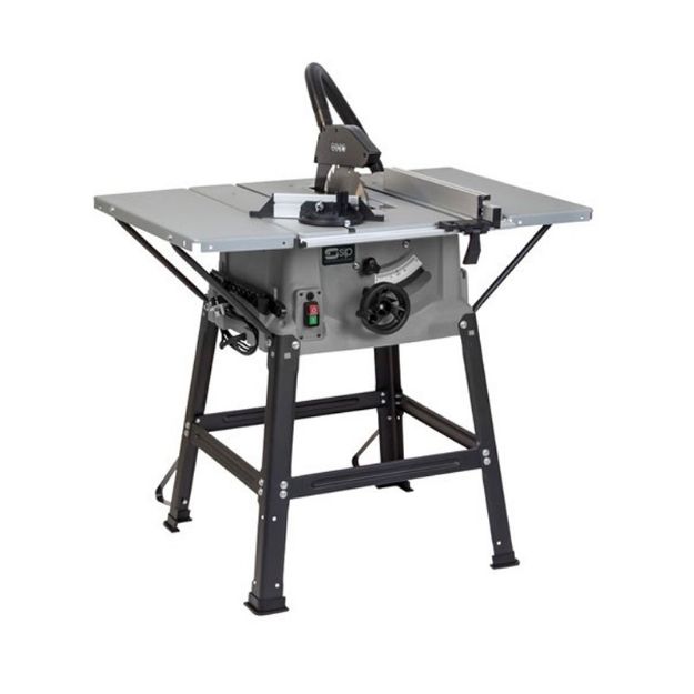 Picture of Sip 01986 220v 1600w 10" 250mm  Table Saw with 2 side tables 4800rpm Cutting Depth 75mm 