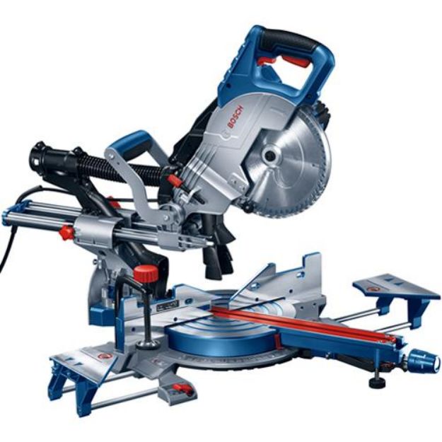 Picture of Bosch GCM8SJL 220v 1400w 81/2'' 216mm Mitre Saw 5500rpm Cutting Capacity 312x70mm 17.3kg 