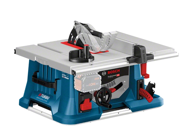 Picture of Bosch GTS18V-216 18V Biturbo Brushless 81/2'' 216mm Table Saw 4500rpm 635x70mm Cutting Capacity Right Side 216x30mm Blade 21.6kg Bare Unit 0601B44000 