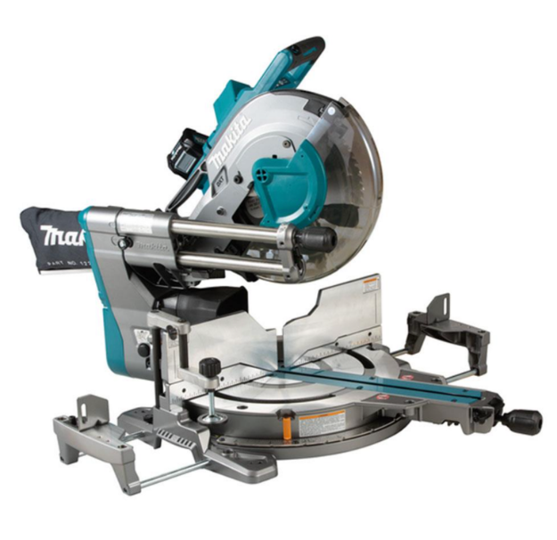 Picture of Makita LS003GD201 40v AWS Max XGT 12" 305mm Slide Compound Mitre Saw  C/W 2 x 2.5Ah Li-ion Batteries & Charger.