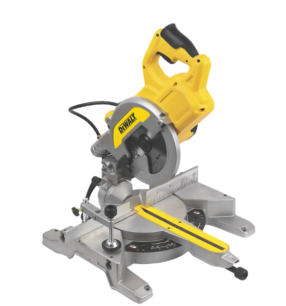 Picture of Dewalt DWS777 220v 1800w 81/2'' 216mm Compound Mitre Saw 6300rpm Cutting Capacity 270x62mm 14.0kg