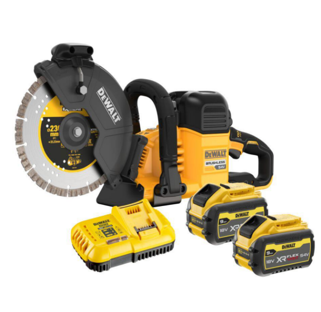EPT Ireland. Dewalt DCS691X2 54V XR Flexvolt Wireless Tool Control Consaw Cut Off Saw
