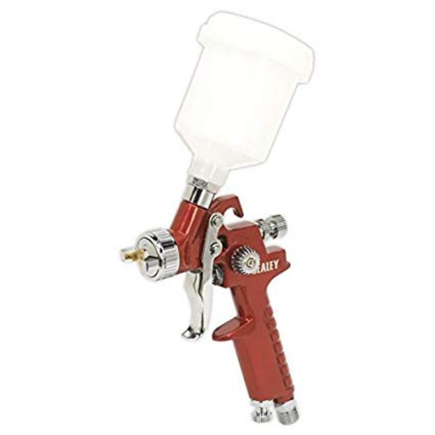 Picture of SEALEY HVLP731 HVLP GRAVITY FEED SPRAY GUN 0.8mm SETUP 43psi / 3bar 100ml POT