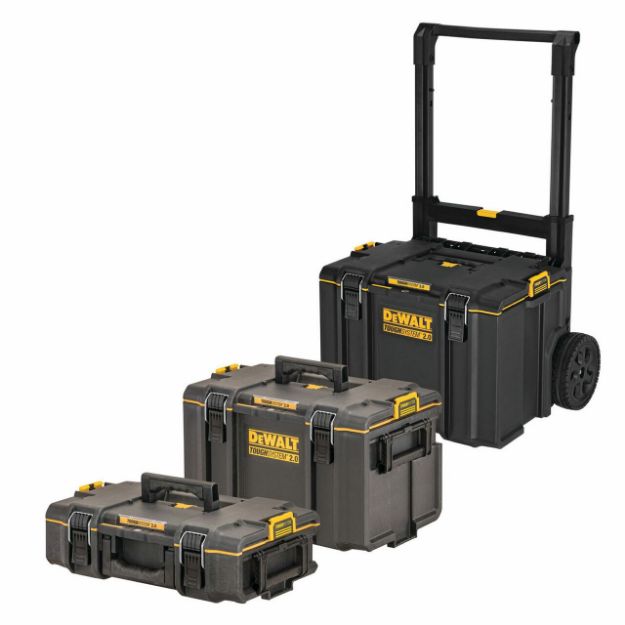 Picture of Dewalt DWST83526-1 ToughSystem 2.0 Tower Includes DS450 Mobile Storage, DS400 Toolbox, DS166 Toolbox