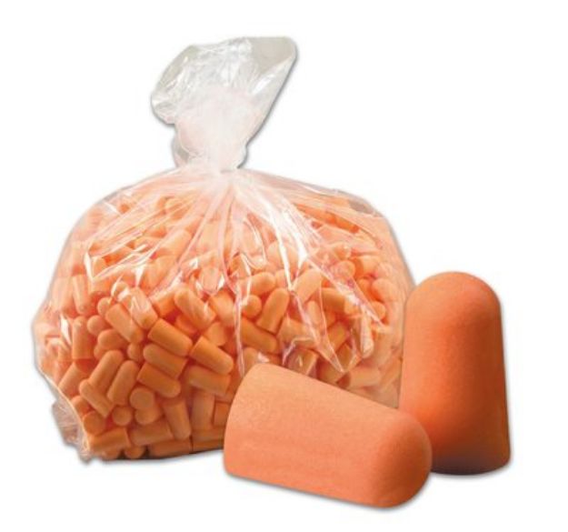 Picture of 3M 1100R 500x REFILL BAG DISPOSABLE ORANGE FOAM EAR PLUGS