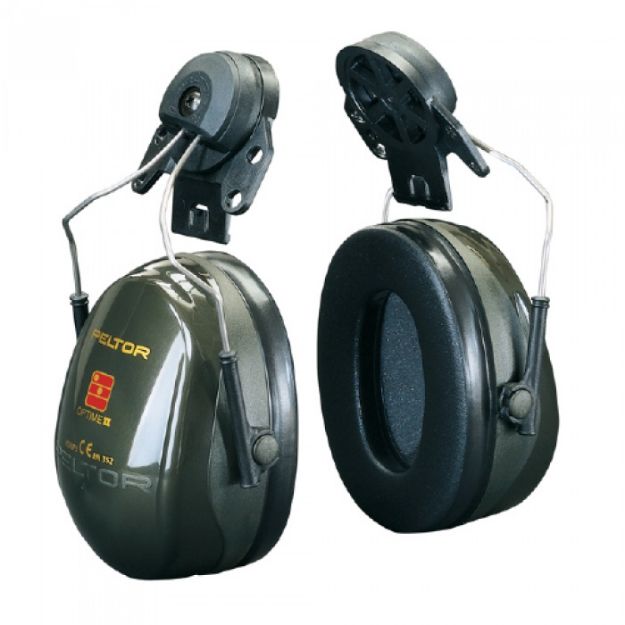 Picture of PELTOR OPTIME11 H520P3E 30dB HELMET MOUNTED 410-GQ CLIP ON EAR MUFFS