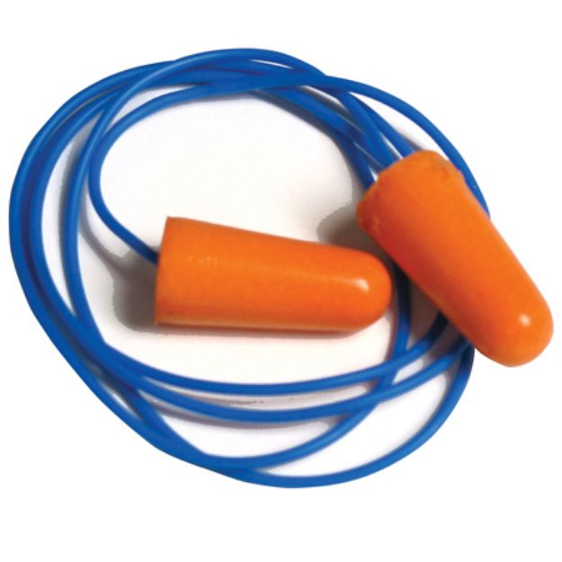 Picture of E.A.R CARBOCORD DISPOSABLE CORDED EAR PLUGS (PAIR)