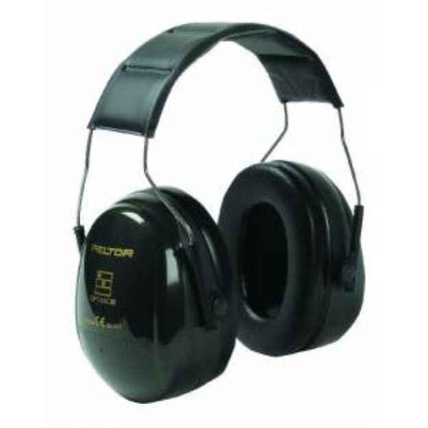 Picture of PELTOR H7A EAR MUFFS (H520A)  OPTIME II HEAD MOUNTED