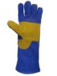 Picture of CLICK 16'' REINFORCED BLUE KEVLAR STITCHED WELDERS GUANTLETS (50 PCS PER BOX)