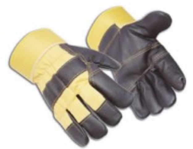 Picture of PAIRS BLACK/YELLOW PREMIUM FURNITURE GLOVES