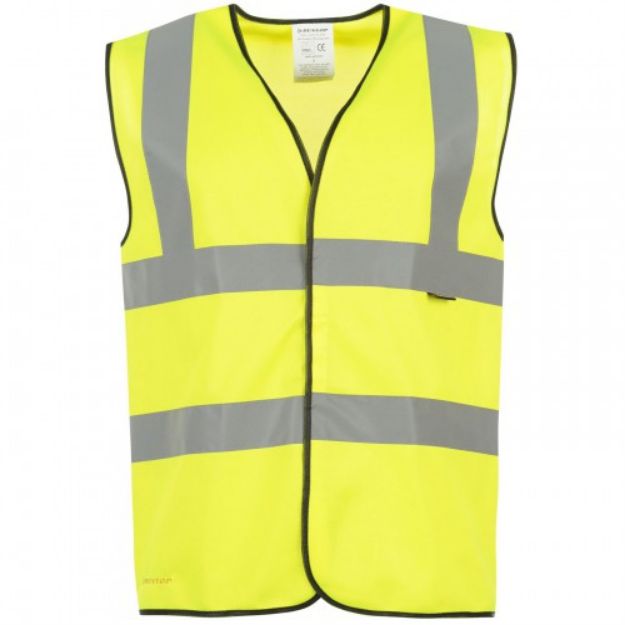 Picture of XXLARGE 2BAND YELLOW HI-VIS VEST
