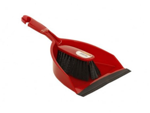 Picture of DOSCO 53002 HANDBRUSH & DUSTPAN SET ASSORTED COLOURS B6