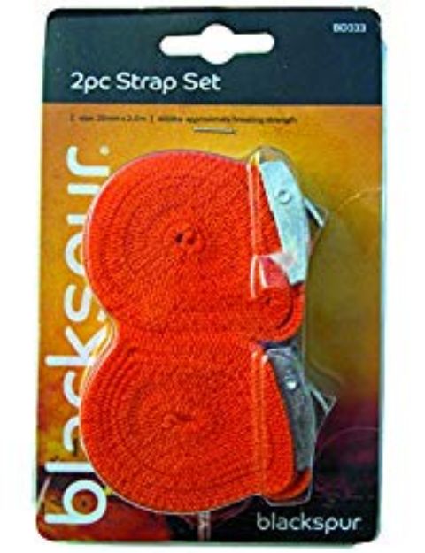 Picture of BLACKSPUR BB-BD333 2pc 2Mtr 25mm STRAP SET