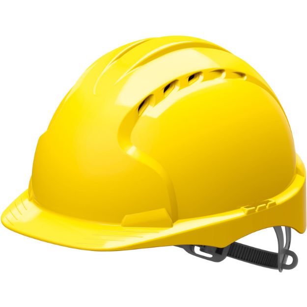 Picture of JSP EVO 2 YELLOW SAFETY HELMET  WITH SLIP RATCHET