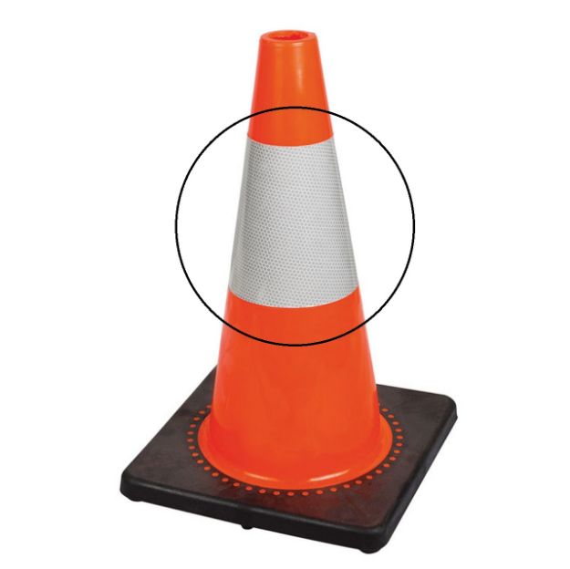 Picture of JSP HI VIS SLEEVE TO SUIT 1MTR SAFETY TRAFFIC CONES