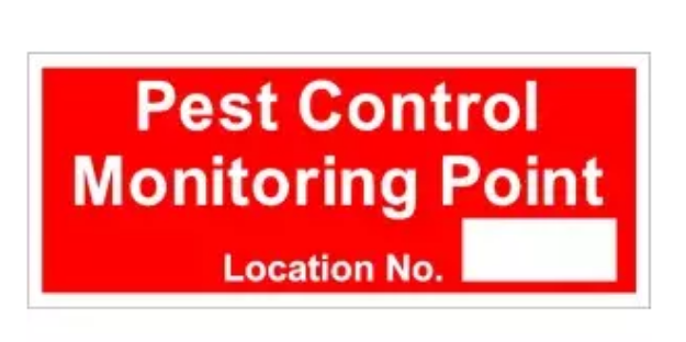 Picture of PEST CONTROL 240X100 DIEBOND A033ADL SAFETY SIGN