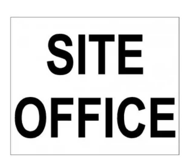 Picture of SITE OFFICE 400x488 CORRIBOARD SAFETY SIGN