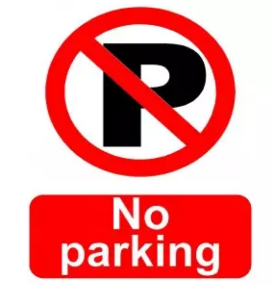 Picture of NO PARKING 400x488 CORRIBOARD SAFETY SIGN