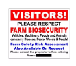 Show details for VISITORS MUST RESPECT BIO SECURITY 400X488 DIEBOND SAFETY SIGN Picture of VISITORS MUST RESPECT BIO SECURITY 400X488 DIEBOND SAFETY SIGN