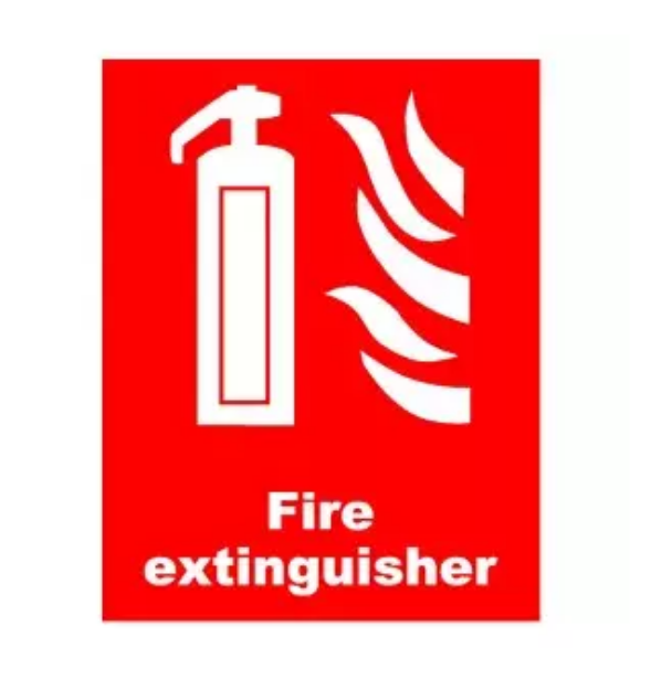 Picture of FIRE EXTINGUISHER 400X488 CORRIBOARD SAFETY SIGN