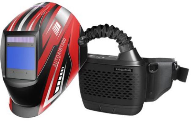 Picture of FOURLAKES PAPR AUTOAIR 1000 AIR FED AUTO WELDING HELMET ( 133x114mm lens ) 