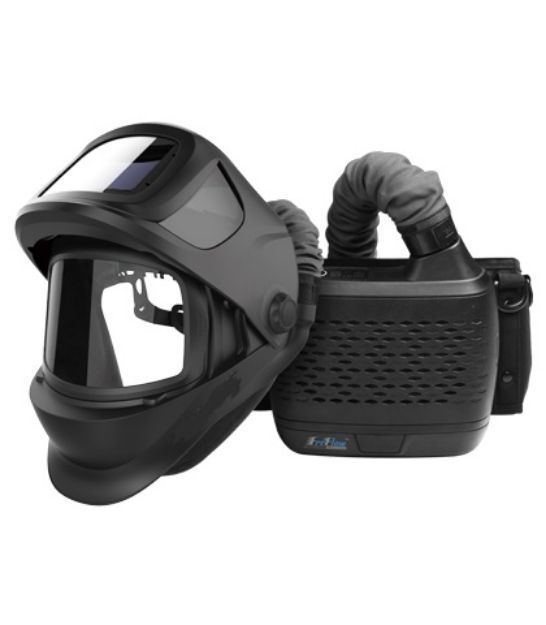 Picture of FOURLAKES PAPR V3 FLIP FRONT AIR FED WELDING/GRINDING SHEILD 