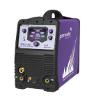 Picture of PARWELD XTM211DI-P2 4 in 1 DIGITAL MULTI PROCESS MIG INVERTER AC TIG DC TIG AND MMA C/W Machine with MMA leads, twin gas hoses, 3M250A MIG torch 4 Button, PRO TIG 4M torch with 3 button control 
