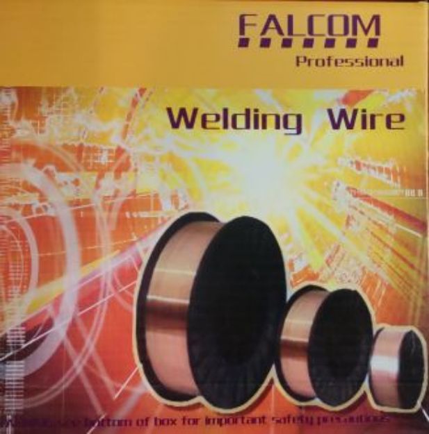 Picture of FALCOM 15KG COIL 1.0MM CO2 WELDING WIRE C/W WIRE BASKET