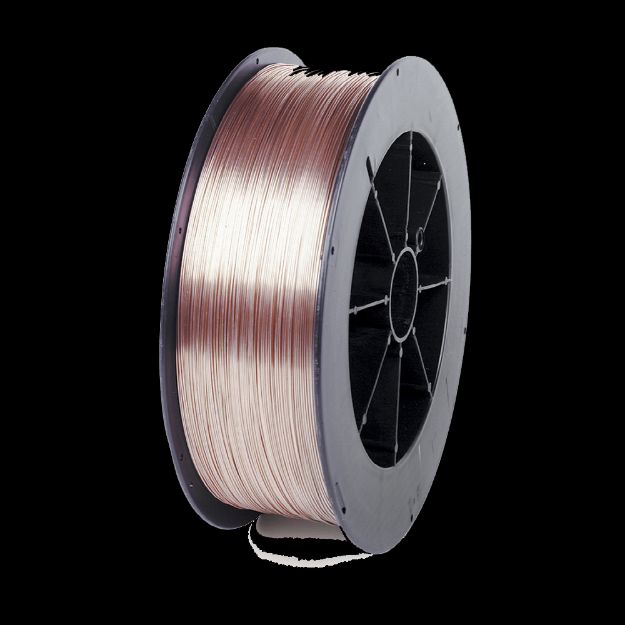 Picture of 15 KG HYUNDAI 0.8MM MILD STEEL MIG WIRE PLASTIC SPOOL