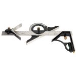 Picture of ROLSON 50879 COMBINATION SQUARE SET WITH 180deg PROTRACTOR & S/S METRIC & IMPERIAL MEASURMENT RULER