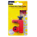 Picture of ROLSON 22410 MINI PIPE CUTTER Ø3-22mm, ALUMINIUM CAST BODY FOR COPPER, ALUMINIUM, BRASS & VINYL
