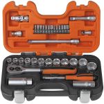 Picture of Bahco S33 1/4" & 3/8" Socket Set 34 pc