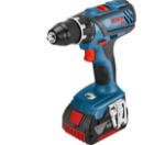 Picture of Bosch 2pc 18v Combo Kit Includes GSB18V-28 2 Speed Combi Drill & GDX18V-180 Impact Driver/Wrench C/W 2 x 4.0Ah Li-ion Batteries & Charger In L-boxx