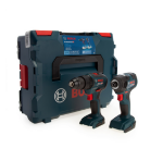 Picture of Bosch 2pc 18v Brushless Combo Includes GDR18V200 Impact Driver & GSB18V55 2 Speed Combi Drill Kit Bare Units In L-boxx
